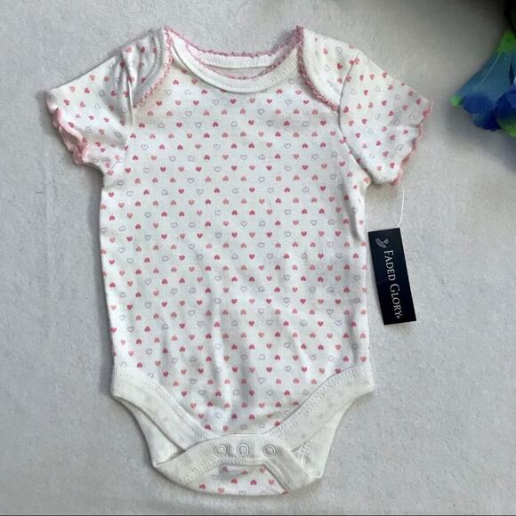 Cat & Jack and Faded Glory NWT 3 Assorted Pack for Girls NB - Picture 2 of 12